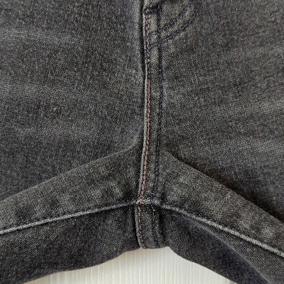 Levi's Y2K 545 Classic Low Rise Slim Fit Ankle Boot Cut Jeans Faded Black 8 - Picture 12 of 15